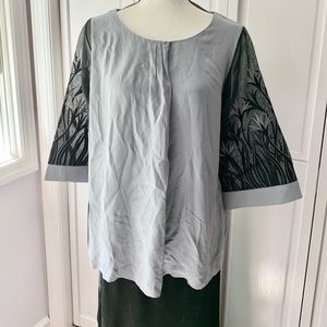 Bob Mackie 100% silk tunic